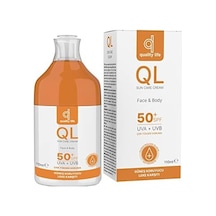 Ql Yüz Güneş Kremi 50 + Spf Faktör Leke Karşıtı Çok Yüksek Koruma 1 X 110 Ml 73056376