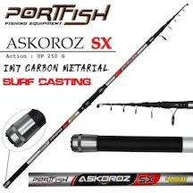 Portfish Askoroz Sx Surf Carbon Kamışı Up - 250 Gr 420 Cm-1615