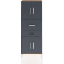 Hyperion Dolap 3 Raflı 2 Çekmeceli 4 Kapaklı 60x44x163 Çam-an... Çam