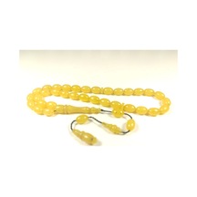 Başka Yerde Yok Abdullah Başkale Usta Eseri Bilek Boy Çift Cila Sıkma Kehribar Sertifikalı 5883