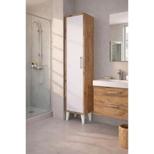 Tr Çok Amaçlı Ahşap Banyo Dolabı Genel
