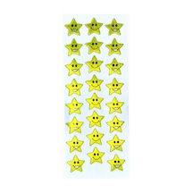 Sticker Kabartmalı Stiker Defter, Planlayıcı Etiket Yıldız Gülenyüz Cb253 16x7 Cm