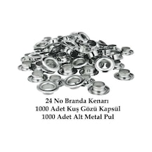 Branda Kenarı 24 No Sac Pullu Kuş Gözü Kapsülü 1000 Takım Kuşgözü (397710977)