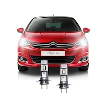 Cıtroen C4 2012-2017 Led Kısa Far Ampulü H7 Mini Led 2'li Set