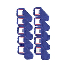 Omniclean Uctm N0037 Zincir Orlon Nemli Mop Yedeği 50 Cm Mavi 10 Adet Mavi