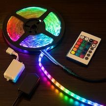 Rgb Şerit 54 Led Kumandalı Usb Bağlantılı Çok Renkli