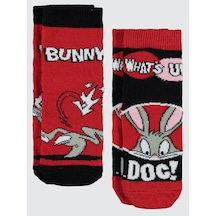 Bugs Bunny 2'li 2-12 Yaş Kız Soket Çorap Çok Renkli Bugs Bunny 2'li 2-12 Yaş Kız Soket Çorap Çok Renkli
