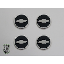 Jant Göbeği Etiketi Chevrolet 60Mm Çap Siyah (502481154)