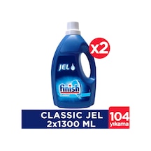 Finish Klasik Jel Bulaşık Makinesi Deterjanı 2 x 1300 ML