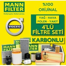Volvo S40 1.6 D2 Mann-Filter Filtre Bakım Seti 2010-2012 Euro5