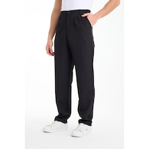 Gugus Erkek Baggy İthal Kumaş Pantolon Siyah