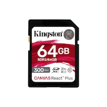 Kingston Canvas React Plus SDR2/64GB SDXC UHS-II 64 GB Hafıza Kartı