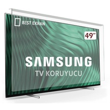 Bestekran Samsung Uyumlu HG49EJ690UB TV Ekran Koruyucu Samsung Uyumlu 49" İnç 123 Ekran Koruyucu