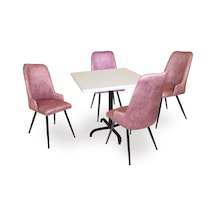 Beymobilya Indigo Werzalit Yuvarlak - Çırağan Masa Takımı (90 Cm Çap) (520891632)