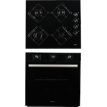 Exep EO320 - EF260 Elegra 2 Li Siyah Ankastre Set
