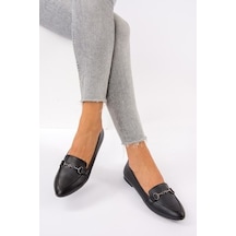 Fox Shoes Siyah Kadın Babet G290010009 Siyah