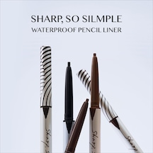 Lexroo Clıo Suya Dayanıklı, İnce Uçlu Göz Kalemi Clıo Sharp So Simple Waterproof Pencil Liner Kahverengi