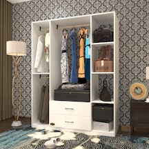 Kenzlife giysi dolabı orhan 175*120*40 byz gardırop 2 çekmeceli