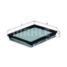 KNECHT LX1268 Hava Filtresi Fiesta V 01-08 Fusion 1.4 1.6 1.25 16V 1.3