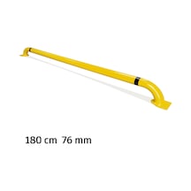 Otopark Bariyeri Ankara Araç Stoperi Park Sonlandırma Stop Demiri 180cm 76mm 2.5mm