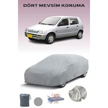 Gri Suzuki Alto 4 Araba Brandası, Oto Örtüsü, Araba Çadırı Gri