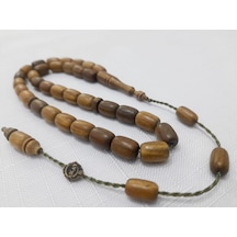 Soma Tesbih Akay Usta İmzalı Çift Renk Kapsül Kesim Mis Kokulu Pelesenk Tesbih 8 x 12