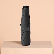 Ww 6 Nervürlü Ultra Hafif Katlanır Şemsiye-siyah
