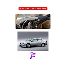 Honda Accord 2002-2008 Uyumlu Torpido Örtüsü Yansıma Önleyici Kolay Montaj Tam Koruma F39 Kırmızı