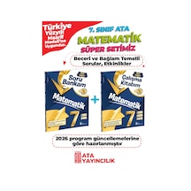 7. Sınıf Matematik Süper Set Soru Bankam + Çalışma Kitabım Yeni