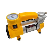 Metal Yüksek Güçlü Elektrikli Lastik Hava Pompası Sarı