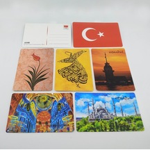 Giftsturkiye Kartpostal Değerlerimiz Yılbaşı Hediye 6'lı