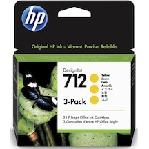 3Ed79A Hp 712 Designjet Sarı 3'Lü Paket 29 Ml