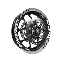 Yamaha R25 Geniş Jant Şeridi Gri