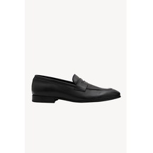 Erkek Siyah Klasik Bağcıksız Ayakkabı (548961242)