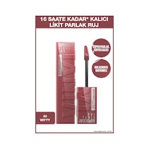 Maybelline New York Super Stay Vinyl Ink Kalıcı Likit Parlak Ruj 40 Witty