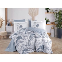 Çift Kişilik Poplin Nev Denim Renkli