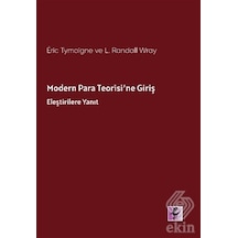 Modern Para Teorisi'Ne Giriş/Eric Tymoigne.L. Randall Wray