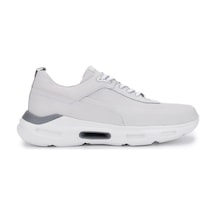Tamer Tanca Erkek Hakiki Deri Kırık Beyaz Sneakers & Spor Ayakkabı 298 2932-2526 Erk Ayk Y25 Off Whıte Beyaz