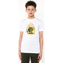 Tshirthane The Umbrella Academy Team Analist Beyaz Çocuk Bisikletyaka Tshirt 001