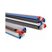 Office Force 6 Mm Siyah Slide Binder Oval Plastik Profil 50'Li