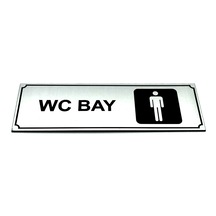 Wc Tuvalet Tabelası Bay Kapı Yönlendirme Levhası 5 Cm X 15 Cm (419082235)