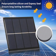 Padalink 1w 2v Güneş Paneli İle 1.2v Aa Şarj Edici - Taşınabilir, Yüksek Verimli, Ev Aletleri Ve Oyuncaklar İçin