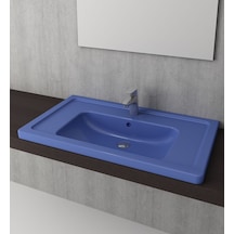 Bocchi 1008-024-0326 Taormina Pro Etajerli Lavabo 85 CM - Capri Mavi