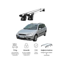 Trio-ıı Ford Focus Kombi 1998-2004 Kilitli Ara Atkı 120cm Port Bagaj Tavan Barı