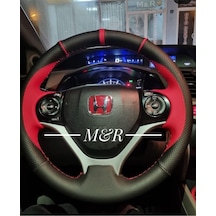 Honda Civic Fb7  Deri Direksiyon Kaplama Siyah
