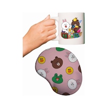 Brown & Friends Baskılı Mouse Pad + Kupa Mousepad
