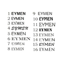 Araba Arkası Isim Arka Cam Sticker Yapıştırma