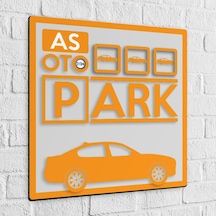 Kişiye Özel Ahşap Otopark Tabelası - 2