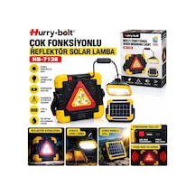 Hb-7138 Çok Fonksiyonlu Güneş Enerjili Solar Reflektör Lamba Ve Çok Renkli
