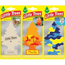 Car Freshner Asma Koku 3'lü Hindistan, Kokteyl, Pina Karışık Set